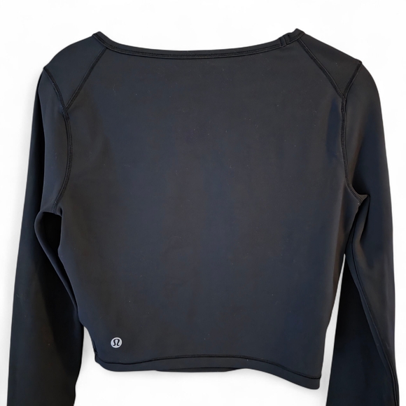 Lululemon Wundertrain Cropped Long sleeve Tee 6 - Picture 3 of 8